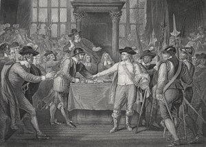 Oliver Cromwell feloszlatja a Hosszú Parlamentet