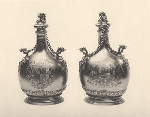 III. Vilmos zarándoklombik párja, 1690 körül (ezüst aranyozott) alkotó: Benjamin Bradford