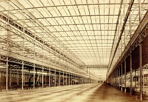 The Nave at Crystal Palace, Hyde Park, 1852. március (albuminnyomat a kalotípus negatívról)