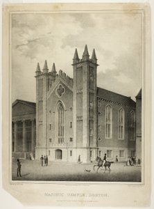 Szabadkőműves templom, Boston alkotó: Benjamin F. Nutting