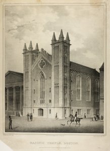 Szabadkőműves templom, Boston alkotó: Benjamin F. Nutting