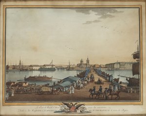 Cserehíd a Vasziljevszkij-szigeten, 1799