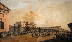 Bank of the Empire, Szentpétervár, 1800 körül (akvarell metszet)