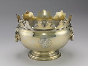 Monteith Punch Bowl, 1715-16 alkotó: Benjamin Pyne