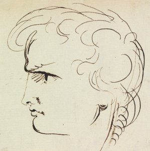 Portrétanulmány egy fiatal férfiról alkotó: Benjamin Robert Haydon