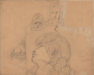 Vázlatok a Macbeth egyik jelenetéhez alkotó: Benjamin Robert Haydon