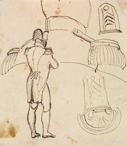 Tanulmány Napóleon Bonaparte számára alkotó: Benjamin Robert Haydon