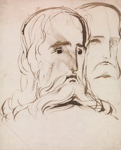 Tanulmány Krisztus fejéért és egy apostolért alkotó: Benjamin Robert Haydon