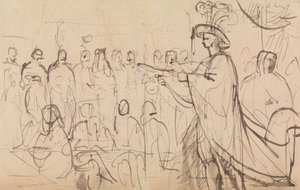 A régens herceg, IV. jelenet alkotó: Benjamin Robert Haydon