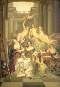 Frederika Sophia Wilhelmina porosz (1751-1820). V. Willem herceg felesége a Művészetek Templomában
