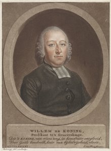 Willem de Koning lelkész portréja