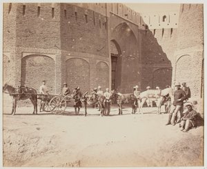 Durani Gate, Heyland Cart és Pack Mules, bemutatva a különböző nyeregtípusokat, Kandahar