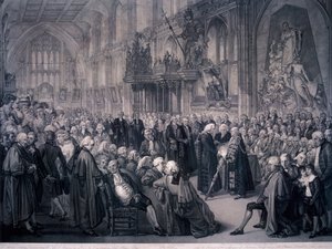 Nathaniel Newnham főpolgármester beiktatása, London, 1801