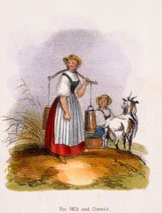 Tejhez és sajthoz, c1845 alkotó: Benjamin Waterhouse Hawkins