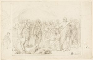 Anániás halála alkotó: Benjamin West