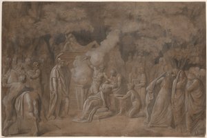 Iphigenia halála (?) alkotó: Benjamin West