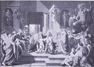 Hannibál örök hűséget esküdött Rómának. alkotó: Benjamin West