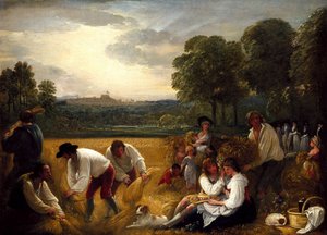 Betakarítás Windsorban Benjamin West, PRA alkotó: Benjamin West