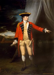 vezérőrnagy (később altábornagy) A tisztelt Robert Monckton (1726-1782), Martinique elfoglalásán, 1762, 1763-64 körül
