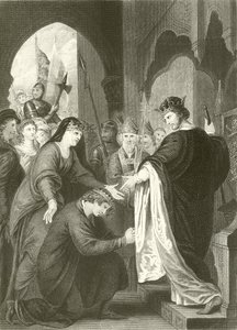 János herceg beadványa I. Richárdnak alkotó: Benjamin West