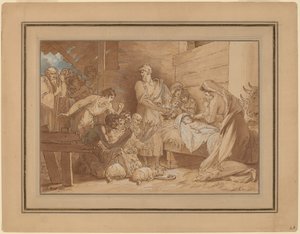 A Pásztorok imádata alkotó: Benjamin West