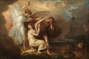 Ádám és Éva kiűzése a paradicsomból, 1791.