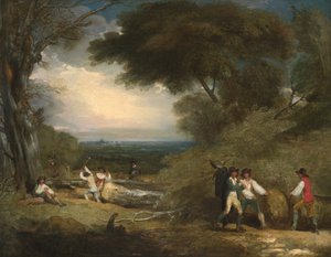 Fakitermelők a Windsor Great Parkban alkotó: Benjamin West