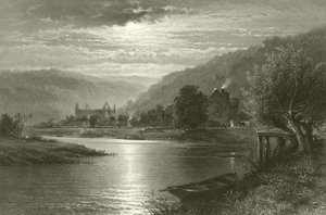 Tintern Abbey – Holdfény a Wye-on