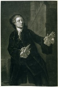 David Garrick (1717-79), mint Hamlet