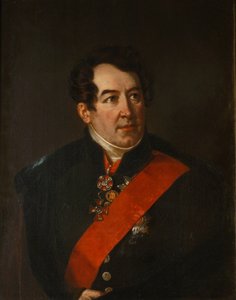 Dmitrij Oszipovics Baranov költő portréja 1773-1834, 1820-as évek vége