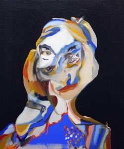 50 jelentős író a történelemben : truman Capote, 2015 (olaj és akril vászon)