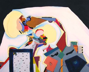 Dormeurs, 2000 (olaj, vászon) alkotó: Benoit Erwann Boucherot