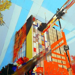Overlandscape : Mexico 3, 2016 (olaj, vászon) alkotó: Benoit Erwann Boucherot