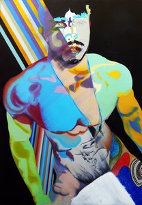Surportré: Theseus, 3. felvonás, 2020 (olaj, vászon) alkotó: Benoit Erwann Boucherot