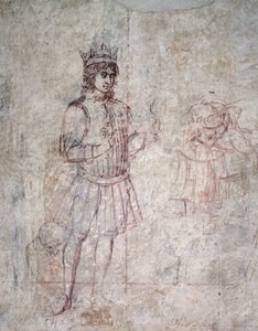 A mágusok imádása, a szinópia részlete alkotó: Benozzo di Lese di Sandro Gozzoli