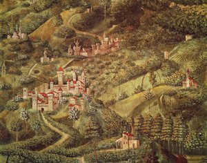 A mágus király utazása Betlehembe alkotó: Benozzo di Lese di Sandro Gozzoli