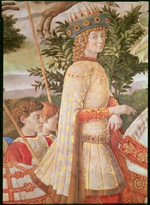 A mágusok körmenete, Lorenzo, the Magnificent által vezetett körmenet Caspar mágus képében, Lorenzo de