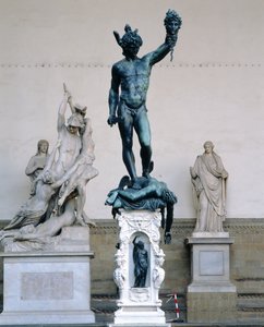 Perszeusz a Medúza fejével, 1545-54 (bronz)