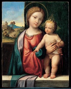 Madonna a gyermekkel