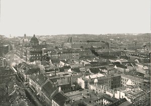 Panoráma Berlin városára, Németország, 1895. alkotó: Berlin Photographic Co