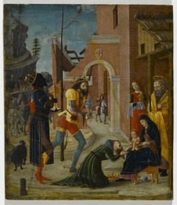 A mágusok imádása, 1485-95 körül (tempera a panelen)