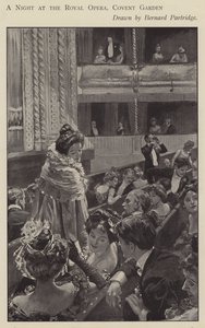 Egy éjszaka a Royal Operában, Covent Garden, London (litho)