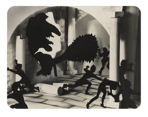 Fantasztikus figurák, valószínűleg 1920-as évek (zselatin ezüst nyomat) alkotó: Bernard Alfieri