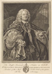 Hoadly püspök, 1743.