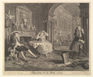 Házasság A-la-Mode, II. tábla, 1745. április 1.