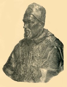 X. Innocent pápa mellszobra, c1690, 1881. alkotó: Bernard Collier