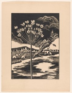 Hattyúvirág a tájban alkotó: Bernard Essers (signed by artist)