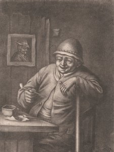 Dohányzó férfi alkotó: Bernard Lens