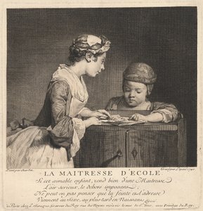 Az iskolai tanár alkotó: Bernard Lépicié after Jean Siméon Chardin