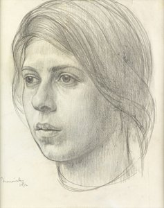 Egy lány feje alkotó: Bernard Meninsky